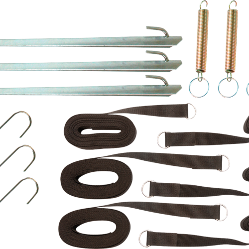 Bo-Camp Sturmgurt-Set universal 12-tlg. - Zeltheringe & Abspannmaterial
