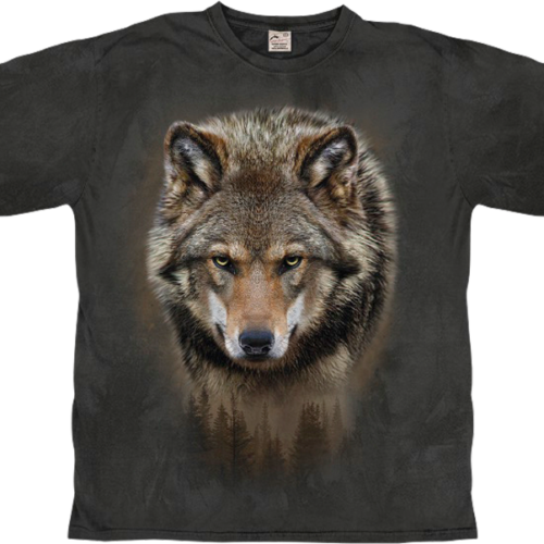 Harlequin Lone Wolf T-Shirt dunkelgrau L - Herrenshirts, -hemden & -pullover
