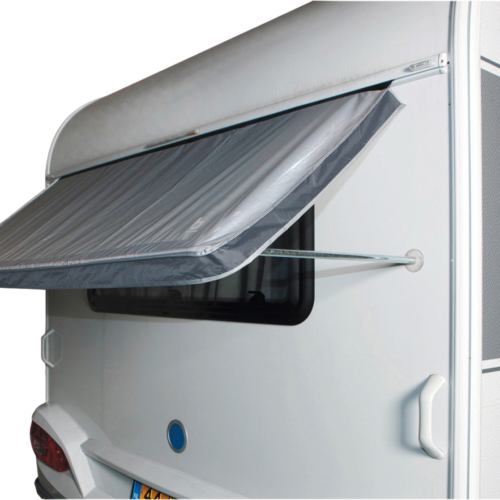 Bo-Camp Fenstermarkise für Wohnwagen Stahlrahmen 180 x 75 cm - Fenstermarkisen