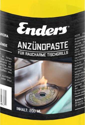Enders Anzündepaste 200 ml - Grillanzünder und -Kohle