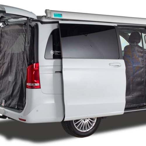 Mayr Van Heckmoskitonetz mit Reißverschluss für Mercedes-Benz V-Klasse (ab 2014) / Vito (ab 2014) für Heckklappe elektrisch Maschenweite Fine-mesh - Türvorhänge & Fliegengitter