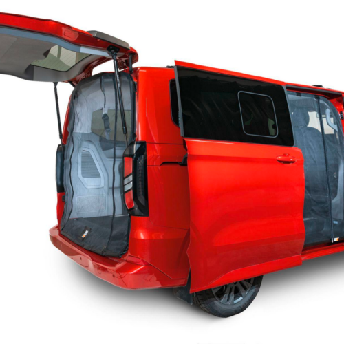 Mayr Van Schiebetürenmoskitonetz mit Reißverschluss geeignet für Ford Custom V710 (ab 2023) mit Maschenweite Fine-mesh für Beifahrerseite rechts - Insektenabwehr & Mückenschutz