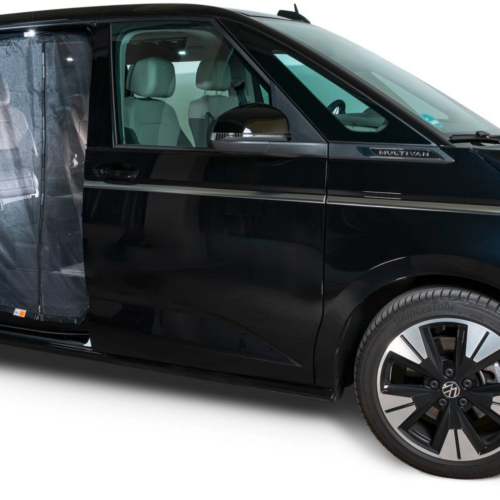 Mayr Van Schiebetürenmoskitonetz mit Magnetreißverschluss geeignet für VW T7 mit Maschenweite Fine-mesh für Beifahrerseite links - Insektenabwehr & Mückenschutz