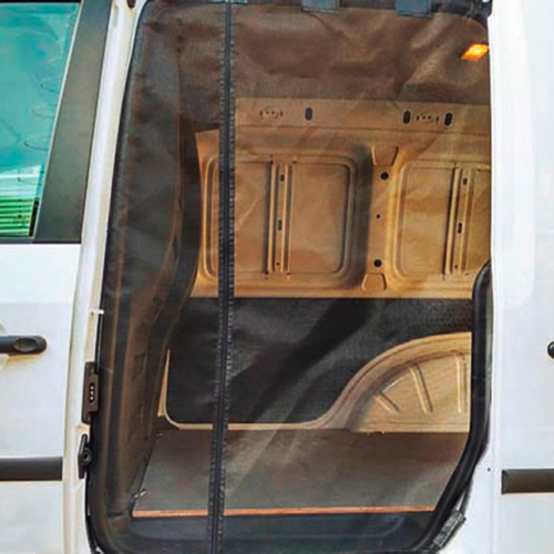 Mayr Van Schiebetürenmoskitonetz mit Reißverschluss geeignet für VW Caddy (ab 2014) mit Maschenweite Fine-mesh für Fahrerseite links - Insektenabwehr & Mückenschutz