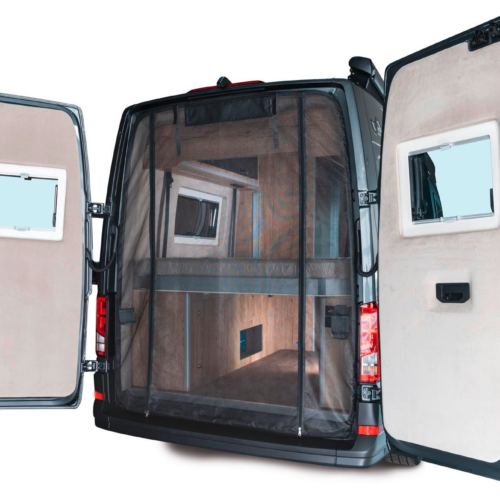 Mayr Van Heckmoskitonetz mit Reißverschluss geeignet für VW Crafter/Grand California und MAN TGE mit Maschenweite Fine-mesh - Türvorhänge & Fliegengitter