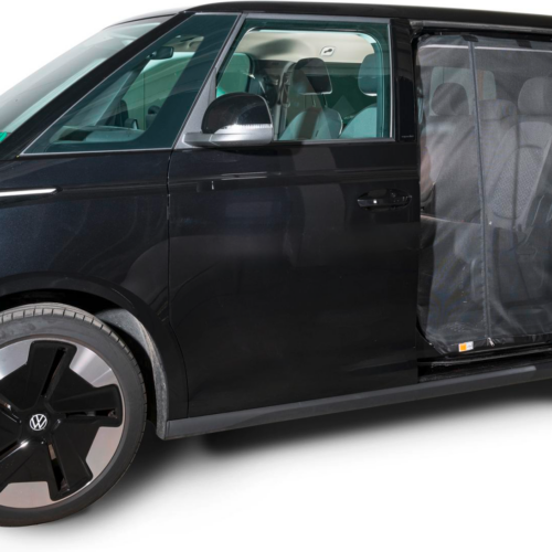 Mayr Van Schiebetürenmoskitonetz mit Magnetreißverschluss geeignet für ID Buzz mit Maschenweite Fine-mesh für Fahrerseite links - Türvorhänge & Fliegengitter