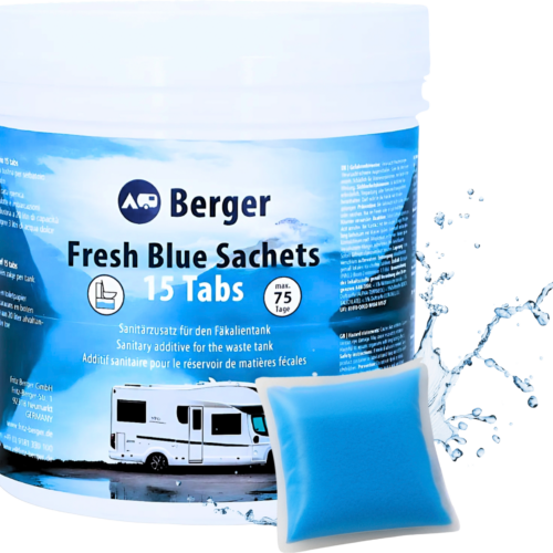 Berger Fresh Blue Sachets Sanitärzusatz 15 Tabs - Sanitärzusätze & -flüssigkeiten