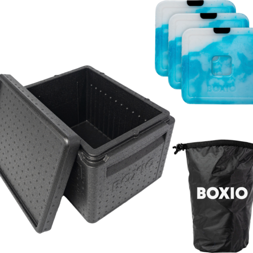 Boxio Cool Plus passives Kühlbox-Set 5-tlg. inkl. Kühlakkus - Passive Kühlboxen