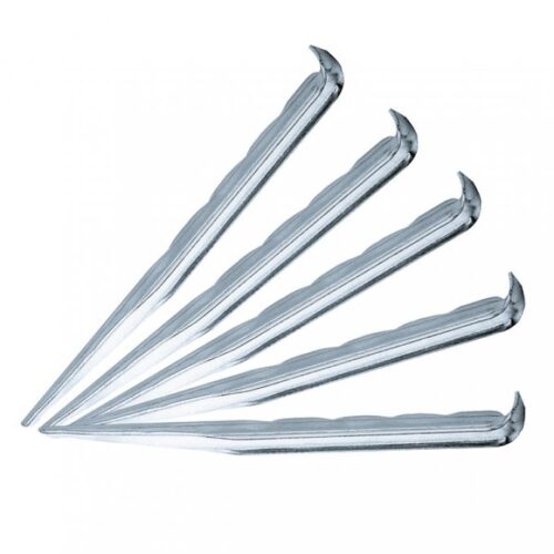 Berger Trekking-Zelthering 18,5 cm, 5er-Pack - Zeltheringe & Abspannmaterial