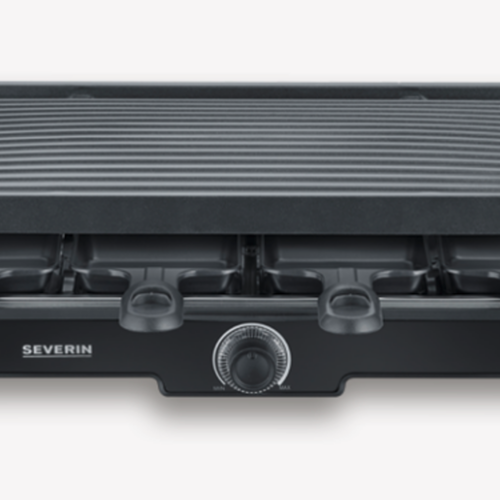 Severin RG 9670 Raclette Grill 1400 W schwarz für 8 Personen - Elektrogrills