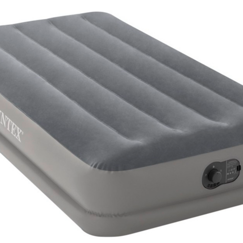 Intex doppel Luftbett Dura-Beam Prestige mit integrierter Luftpumpe 191 cm x 99 cm x 30 cm - Luftbetten