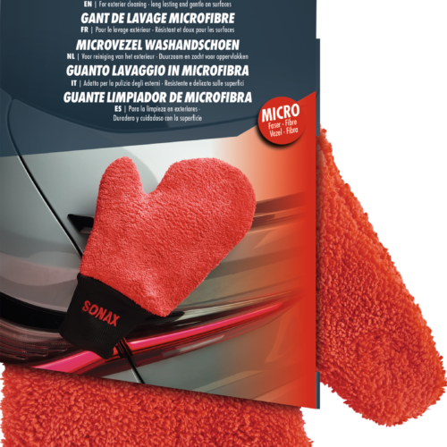 SONAX Mikrofaser Waschhandschuh für Lack / Glas / Kunststoffoberflächen - Außenbereich & Lack