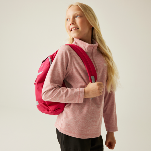 Regatta Hot Shot Marl Kinder Fleecepullover rosa 116 - Kinder T-Shirts & -hemden