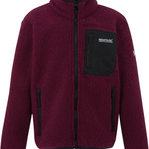 Regatta Frankie Warm Kinder Fleecejacke dunkelrot 164 - Kinderjacken