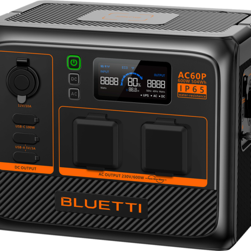 Bluetti AC60P-Black-EU tragbare Powerstation 600 W - Powerstations