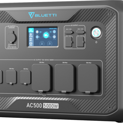 Bluetti AC500-Gray-EU tragbare Powerstation mit integriertem Wechselrichter 5000 W - Powerstations