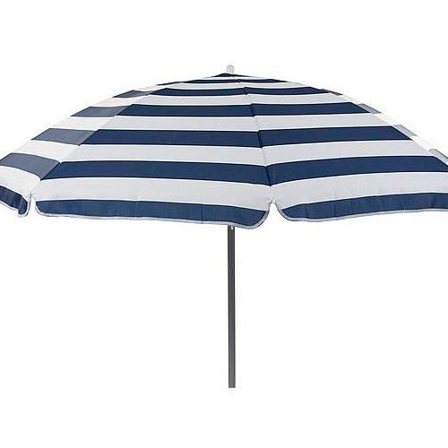 Bo-Camp Sonnenschirm gestreift 165 cm blau/weiß - Sichtschutz & Sonnenschirme