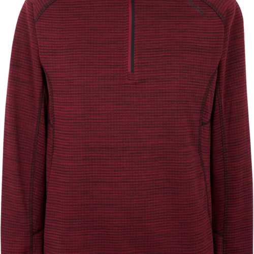 Regatta Yonder II Herren Fleecepullover dunkelrot 5XL - Herrenjacken