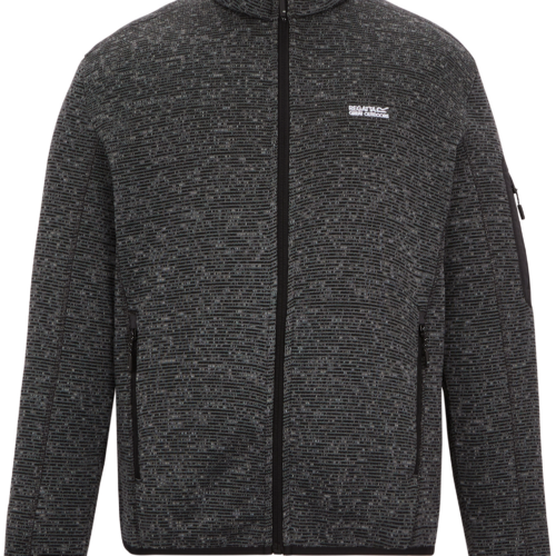 Regatta Newhill Herren Fleecejacke schwarz 5XL - Herrenjacken