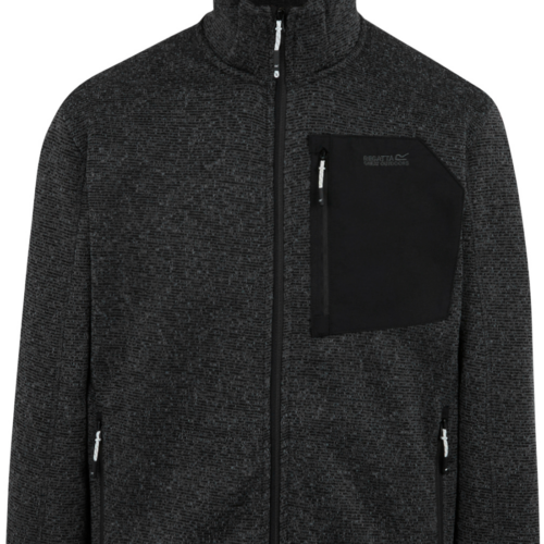 Regatta Hooded Newhill Herren Fleecejacke schwarz XXXL - Herrenjacken