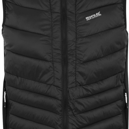 Regatta Leedre Hybrid B/W Herrenweste schwarz XXL - Herrenjacken