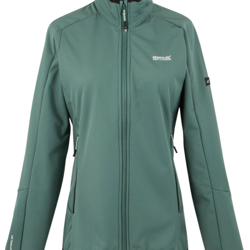 Regatta Moutdale Damen Softshelljacke dunkelgrün 38 - Damenjacken