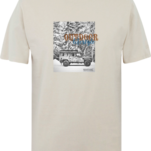 Regatta Cline IX Herren T-Shirt beige M - Herrenshirts, -hemden & -pullover