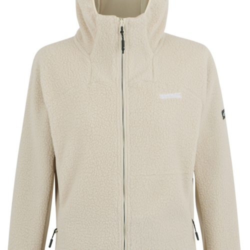 Regatta Elinn Damen Fleecejacke mit Kapuze beige 44 - Damenjacken