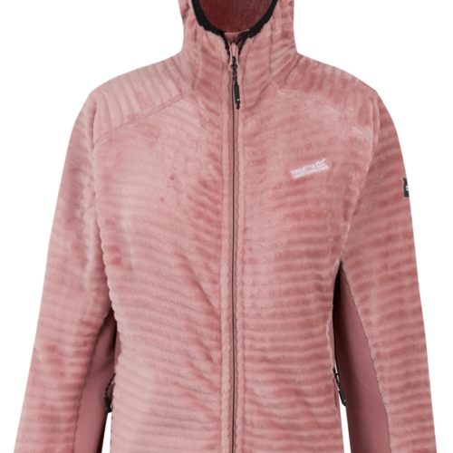 Regatta Endra Damen Fleecejacke mit Kapuze rosa 38 - Damenjacken