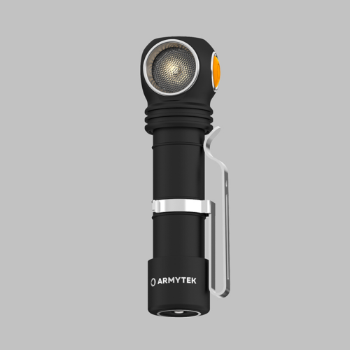Armytek Wizard C2 Pro Magnet USB Multifunktionstaschenlampe mit Anzeige von Temperatur / Ladezustand / Status schwarz - Stirnlampen