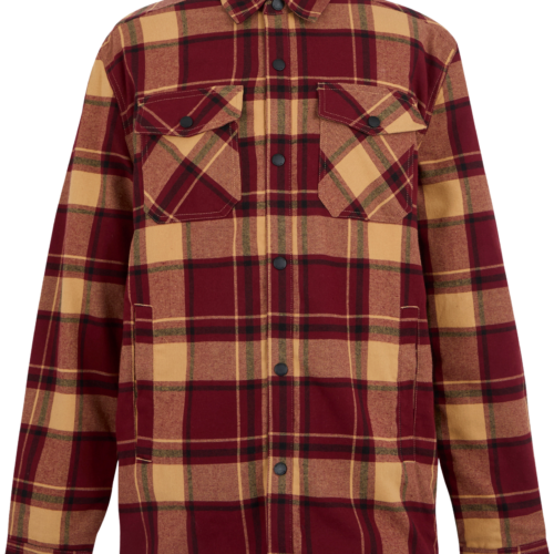 Regatta Spennith Shacket Herrenhemd und Outdoorjacke dunkelrot XXXL - Herrenjacken