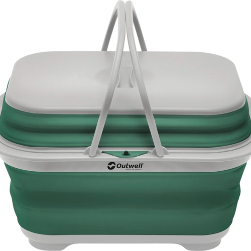 Outwell Collaps Washing Base Waschbecken mit Griff und Deckel 44 x 34 x 27 cm shadow green - Spülbecken