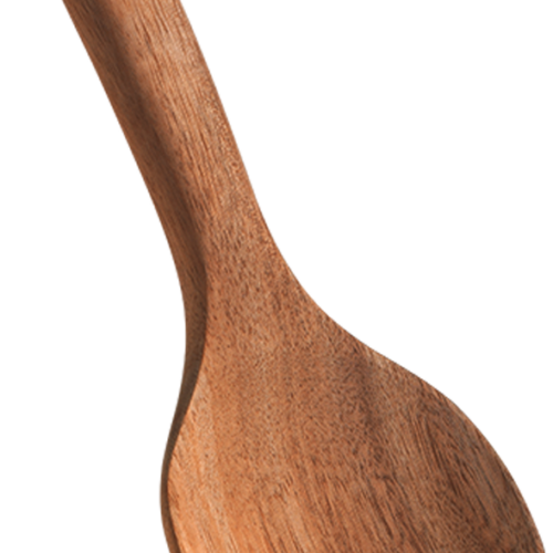 Metaltex Acacia Line Reislöffel multifunktional aus Akazienholz 21 cm - Kochbesteck