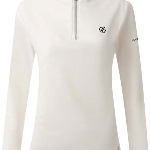 Dare2b Lowline II Damen Fleecepullover hellgrau 46 - Damenshirts, -blusen & -pullover von Dare 2b