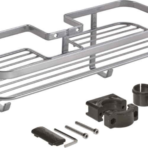 Metaltex Origin Luxy Ablage für die Brausestange einstellbar für Ø 18–25 mm - Badzubehör