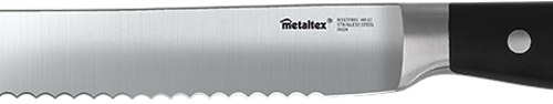 Metaltex Magnifica Line Brotmesser Edelstahl 34 cm - Kochbesteck