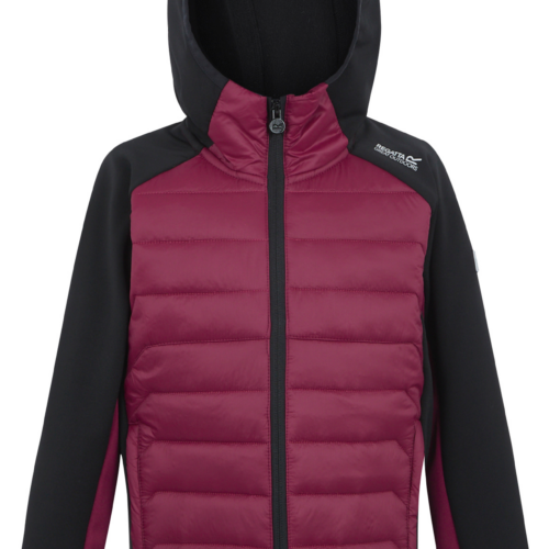 Regatta Kielder IX Kinder Hybridjacke dunkelrot 152 - Kinderjacken
