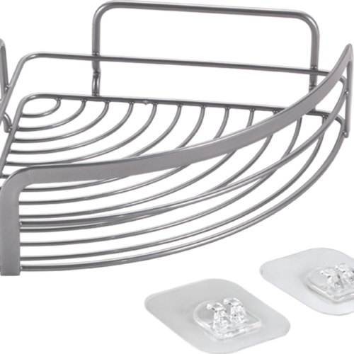 Metaltex Origin Luxy Eckregal mit 1 Etage für Dusche  - Badzubehör