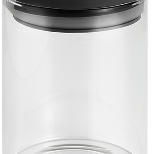 Metaltex Aroma Line Vorratsdosen rund aus Glas mit Silikondeckel 700 ml - Lebensmittelbehälter / Vorratsdosen