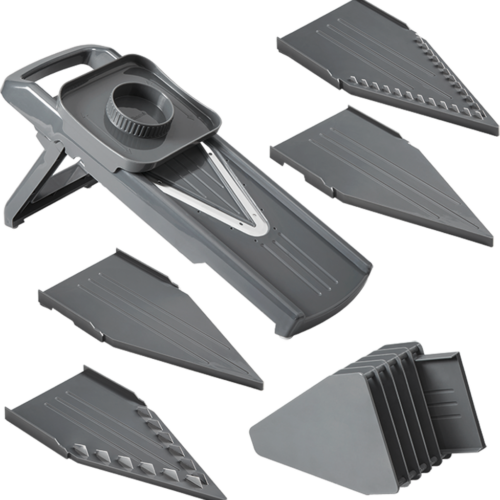 Metaltex Slice-V Universalreibe mit 5 auswechselbare Einsätze - Sonstiges Küchenzubehör