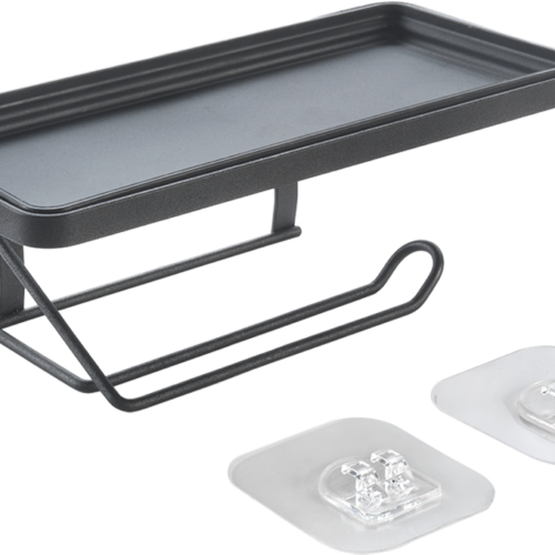 Metaltex Origin Lava Toilettenpapierabroller mit Handy-Ablage  - Badzubehör