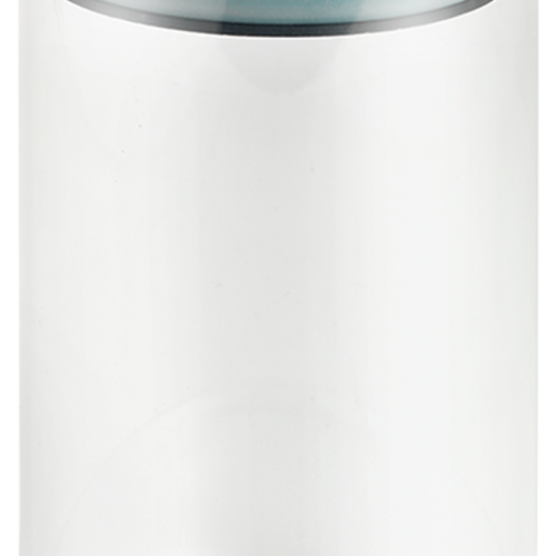 Metaltex Aroma Line Vorratsdosen rund aus Glas mit Silikondeckel 1000 ml - Lebensmittelbehälter / Vorratsdosen