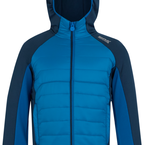 Regatta Kielder IX Kinder Hybridjacke dunkelblau 116 - Kinderjacken