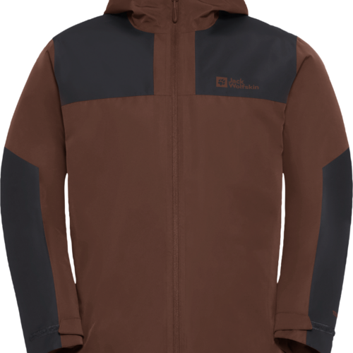 Jack Wolfskin Jasper Insulated Herren wasserdichte Winterjacke dunkelbraun XL - Herrenjacken