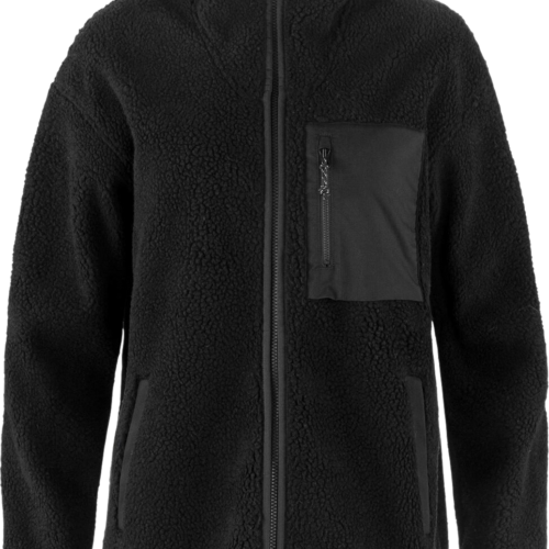 Fjällräven Vardag Damen Fleecejacke schwarz L - Damenjacken