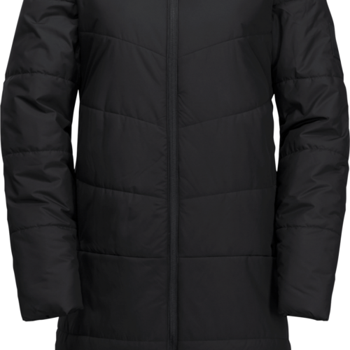 Jack Wolfskin Deutzer Coat Damen Wintermantel schwarz L - Damenjacken