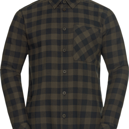 Jack Wolfskin Lite Flannel Herren Flanellhemd grün XXXL - Herrenshirts, -hemden & -pullover