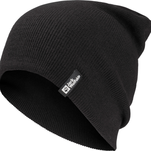 Jack Wolfskin Rib Beanie Mütze schwarz - Hüte & Mützen