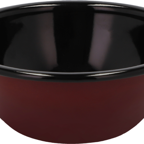 Camplife Emaille Schale 500 ml bordeaux - Schüsseln & Schalen