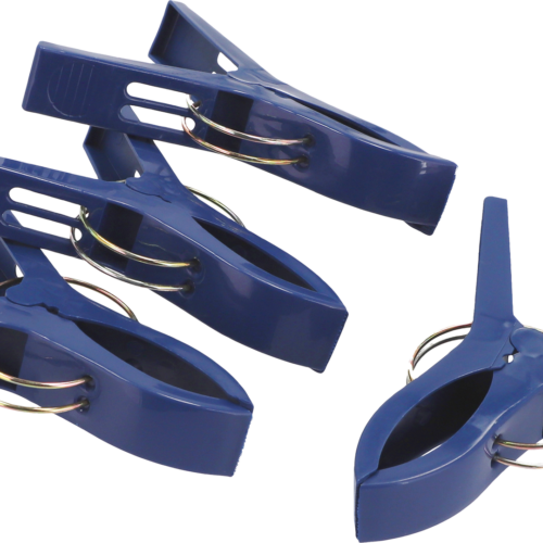 Berger Handtuchclip Coogee 4er Set dunkelblau - Badespaß
